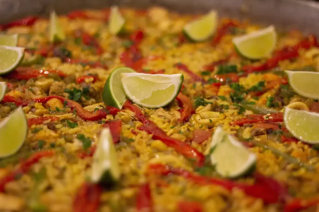 imagen de una paella valenciana